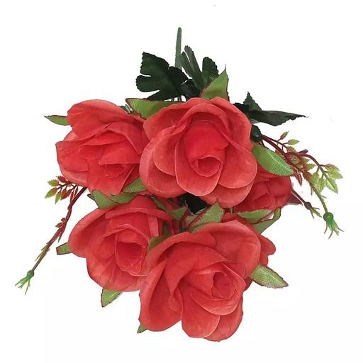 Букет роз на 7 голов 42см 215-734 фото 3