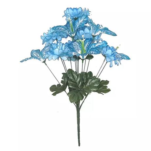 Комопзиция лилий с шафранами 12 голов (6+6) 48см 427-535+691 фото 2