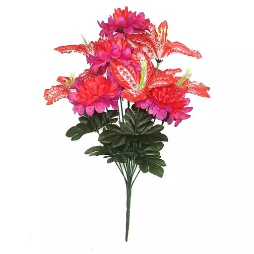 Комопзиция лилий с шафранами 12 голов (6+6) 48см 427-535+691 фото 4