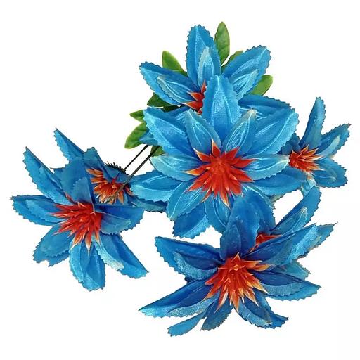 Букет с георгинами на 7 голов 58см 417-688 фото 1