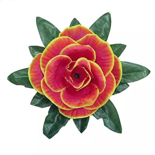 Головка розы Восмерина 5сл с листом 18см 1-1-2 455АБВ-л072-201-191-198 1/21 фото 1