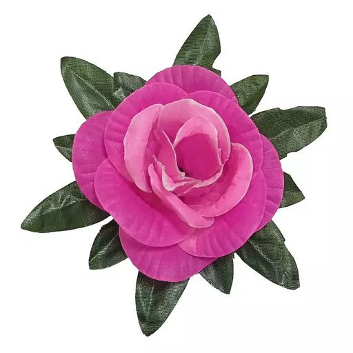 Головка розы Восмерина 5сл с листом 18см 1-1-2 455АБВ-л072-201-191-198 1/21 фото 3