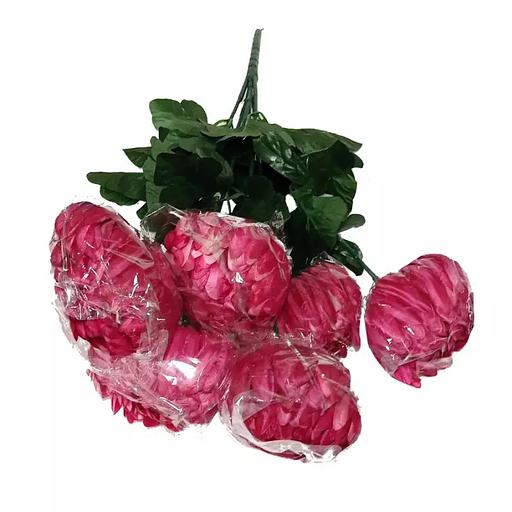 Букет пышных астр 7 голов 60см фото 1