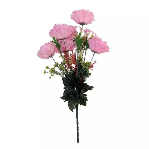 Букет розовых георгинов 7 голов 3 цветочка 55см фото 1