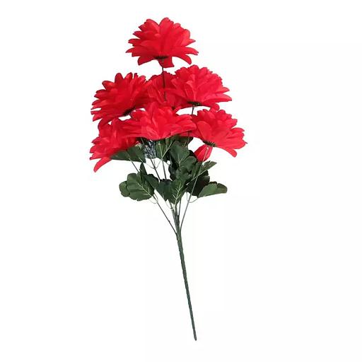 Букет красных георгинов 7 голов 77см фото 2