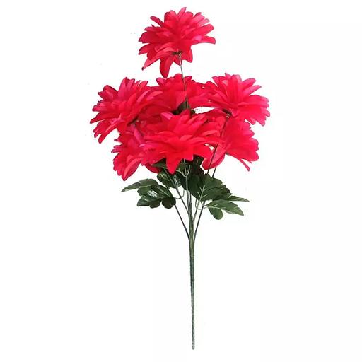 Букет малиновых георгинов 7 голов 77см фото 1
