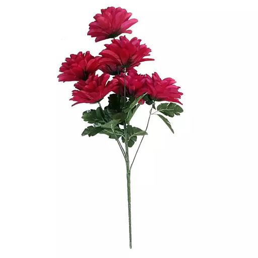 Букет бордовых георгинов 7 голов 77см фото 2