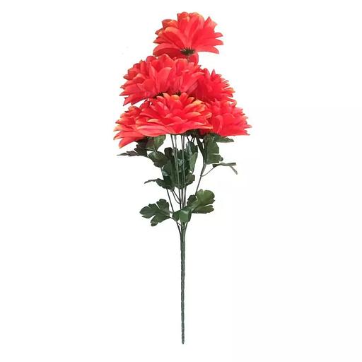 Букет оранжевых георгинов 7 голов 77см фото 2