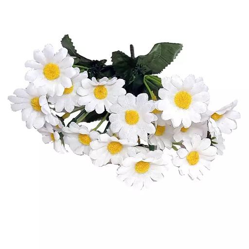 Букет ромашек 22 головы на 7 веток 29см фото 2