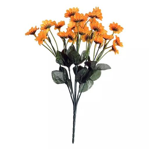 Букет ромашек 22 головы на 7 веток 29см фото 3