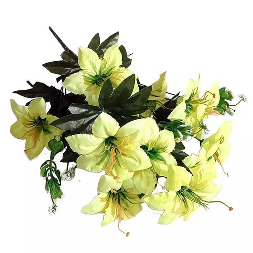 Букет с клематисами 13 голов 55см 433-708 фото 1