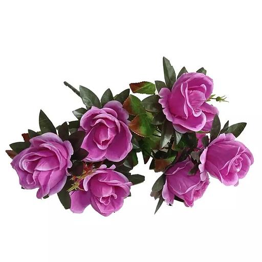 Букет с розой на 7 голов 47см 216-778 фото 1