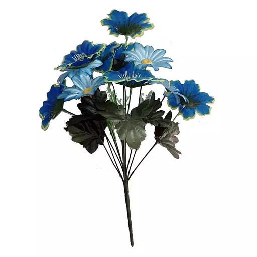 Георгины с ромашками 12 голов (2 вида 7+5) 49см 476-807+786 фото 2