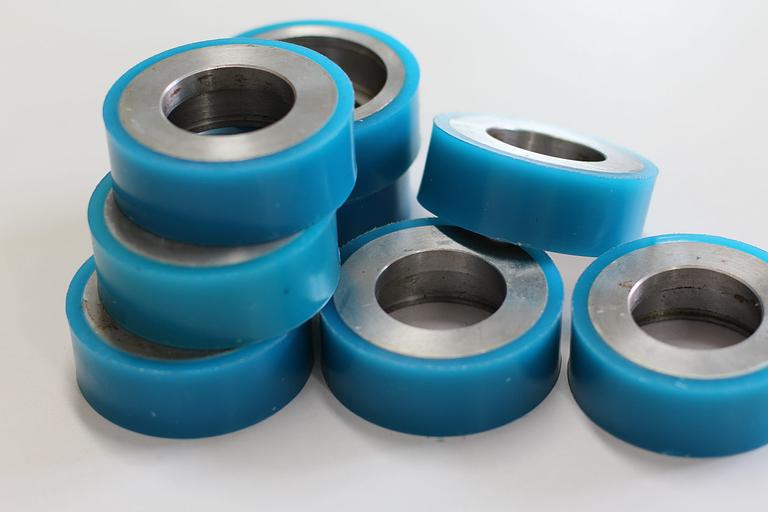 Полиуретановые валы натяжные, ведущие, подающие, ролики ленточных транспортеров фото 2