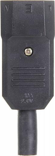 Вилка Lanmaster LAN-IEC-320-C14 IEC 60320 C14 10A 250V black фото 3