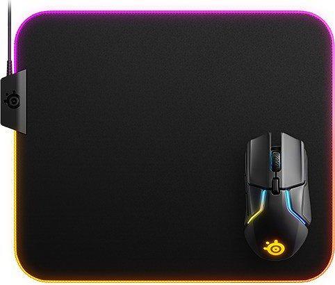 Коврик для мыши Steelseries QcK Prism Cloth Средний черный 320x270x4мм фото 1