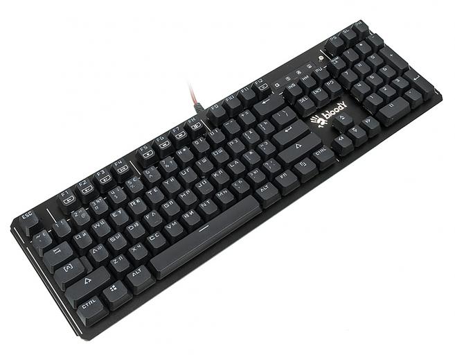 Клавиатура A4Tech Bloody B975 механическая черный USB Multimedia for gamer LED (подставка для запястий) фото 9