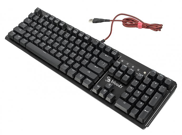 Клавиатура A4Tech Bloody B975 механическая черный USB Multimedia for gamer LED (подставка для запястий) фото 10