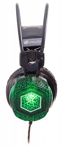 Наушники с микрофоном Оклик HS-L500G TOXIC черный 2.2м мониторные оголовье (HS-L500G) фото 4