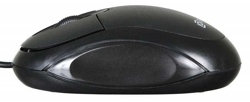 Мышь Оклик 105S черный оптическая (800dpi) USB для ноутбука (2but) фото 3