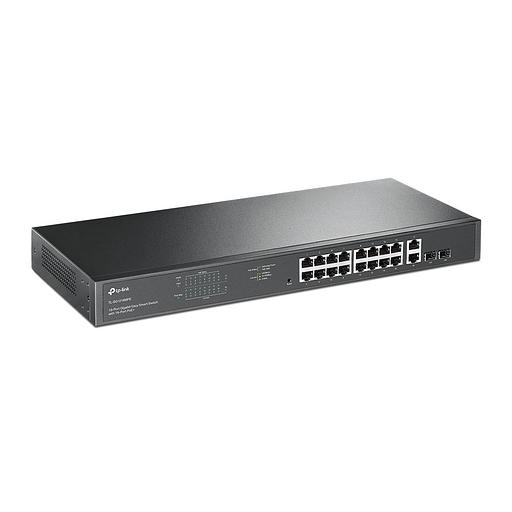 Коммутатор TP-Link JetStream TL-SG1218MPE 16G 2SFP 16PoE+ 192W управляемый фото 1