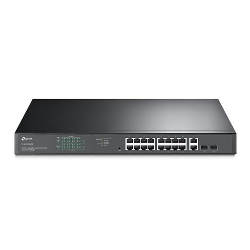 Коммутатор TP-Link JetStream TL-SG1218MPE 16G 2SFP 16PoE+ 192W управляемый фото 2