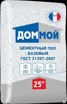 Цементный базовый пол "Дом Мой" (ГОСТ 31357-2007) фото 1