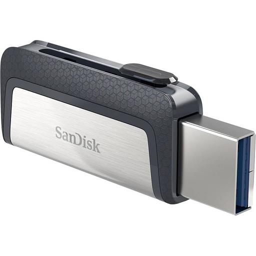 Флеш Диск Sandisk 128Gb Ultra Dual SDDDC2-128G-G46 USB3.0 серый/узор фото 3