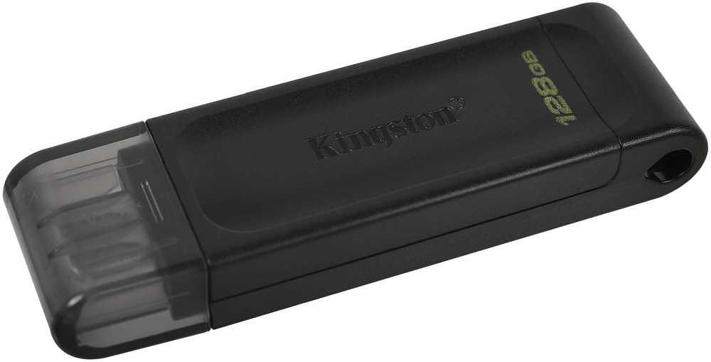 Флеш Диск Kingston 128Gb DataTraveler 70 Type-C DT70/128GB USB3.0 черный фото 2