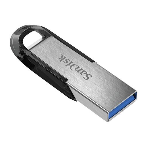 Флеш Диск Sandisk 64Gb Cruzer Ultra Flair SDCZ73-064G-G46 USB3.0 серебристый/черный фото 1