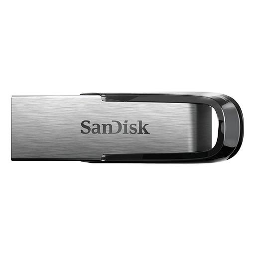 Флеш Диск Sandisk 64Gb Cruzer Ultra Flair SDCZ73-064G-G46 USB3.0 серебристый/черный фото 2