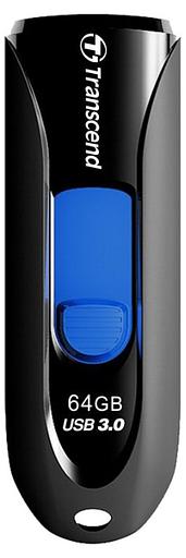 Флеш Диск Transcend 64Gb Jetflash 790 TS64GJF790K USB3.0 черный фото 1