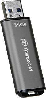 Флеш Диск Transcend 512Gb Jetflash 920 TS512GJF920 USB3.1 темно-серый фото 2