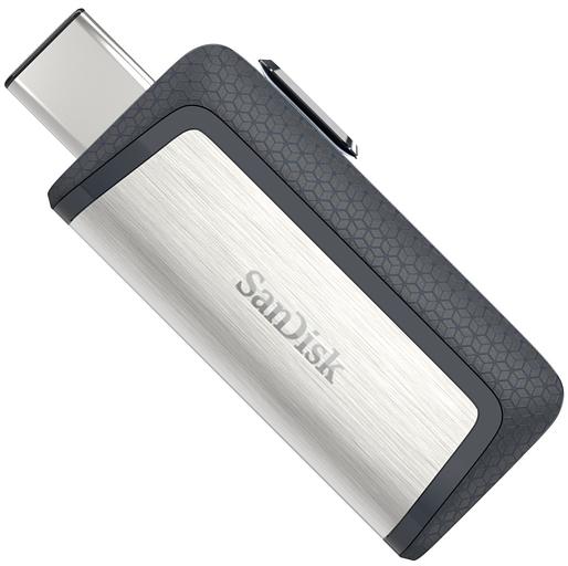 Флеш Диск Sandisk 256Gb Ultra Dual Drive SDDDC2-256G-G46 USB3.0 серый/черный фото 1