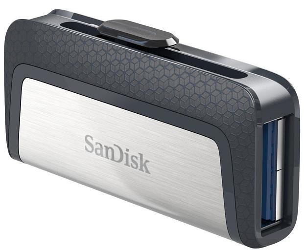 Флеш Диск Sandisk 256Gb Ultra Dual Drive SDDDC2-256G-G46 USB3.0 серый/черный фото 3