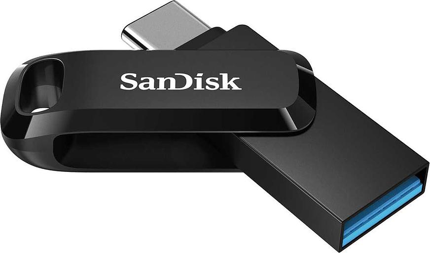 Флеш Диск Sandisk 128Gb Ultra Dual Drive Go SDDDC3-128G-G46 USB3.1 черный фото 3