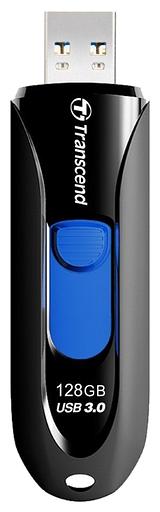 Флеш Диск Transcend 128Gb Jetflash 790 TS128GJF790K USB3.0 черный/синий фото 2