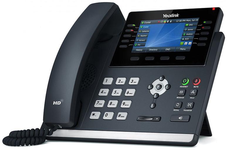 Телефон SIP Yealink SIP-T46U черный фото 2