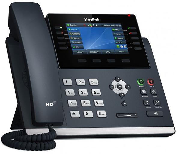 Телефон SIP Yealink SIP-T46U черный фото 3