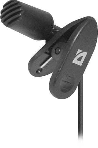 Микрофон проводной Defender MIC-109 1.8м черный фото 2