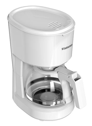 Кофеварка капельная Starwind STD0611 600Вт белый фото 1