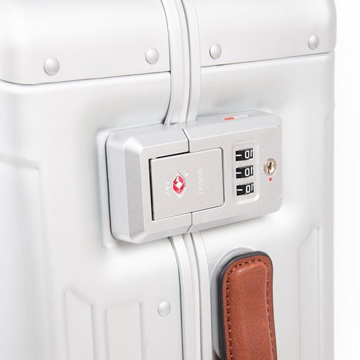 Чемодан Piquadro ALU (BV4425ALU/GRCU) 40x54x20см 37л. 4.3кг. алюминий/кожа натуральная серый/коричневый фото 3