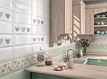 Плитка керамическая Kerama Marazzi Веджвуд зеленый грань 15х40х9,5 фото 1