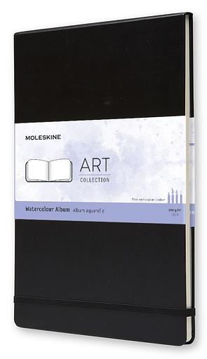 Блокнот для акварели Moleskine CLASSIC WATERCOLOUR ARTBF833 A4 60стр. твердая обложка черный фото 1