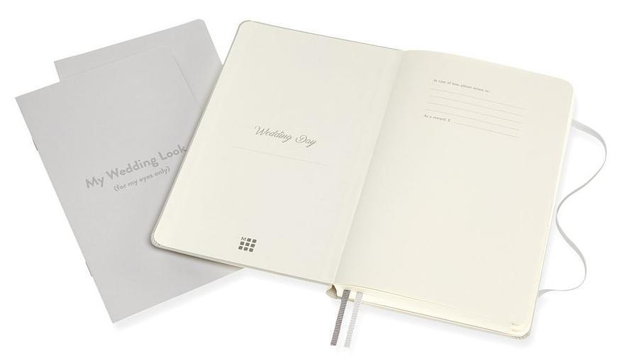 Блокнот Moleskine PASSION WEDDING PASWEDD Large 130х210мм 400стр. подар.кор. светло-серый фото 3