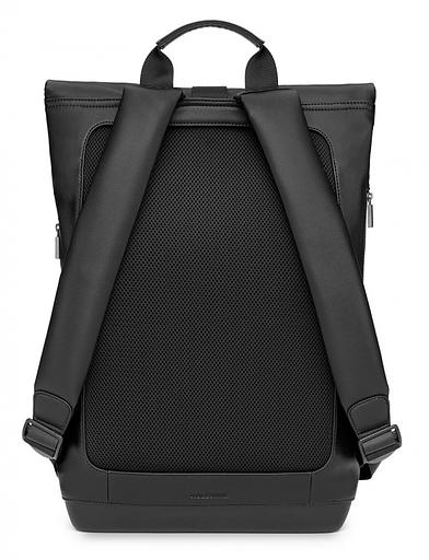 Рюкзак Moleskine CLASSIC ROLLTOP (ET86RBKBK) 40x32x12см эко-кожа черный фото 2