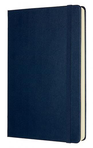 Блокнот Moleskine CLASSIC EXPENDED QP062EXPB20 130х210мм 400стр. нелинованный твердая обложка синий сапфир фото 2