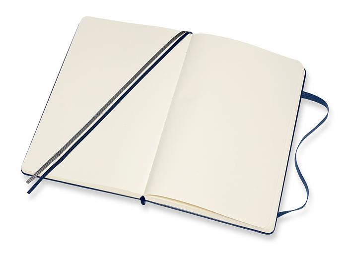 Блокнот Moleskine CLASSIC EXPENDED QP062EXPB20 130х210мм 400стр. нелинованный твердая обложка синий сапфир фото 4