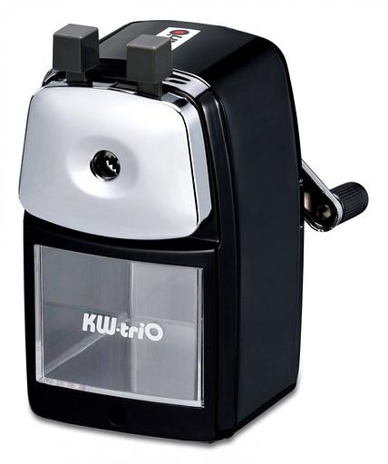 Точилка для карандашей механическая Kw-Trio 30VA 30VA-BLK 1 отверстие металл черный фото 1