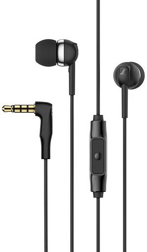 Гарнитура вкладыши Sennheiser CX 80S 1.2м черный проводные в ушной раковине (508896) фото 2